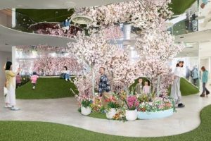 東京・てんぼうパークで「てんぼうパーク さくらまつり」開催　花粉や天候を気にせずお花見気分！夜はライトアップで幻想的に