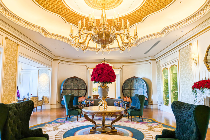 東京ディズニーシー・ファンタジースプリングスホテル グランドシャトーのラウンジ