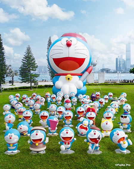 12mの巨大ドラえもんバルーン/100％ドラえもん＆フレンズin東京（東京都/江東区）