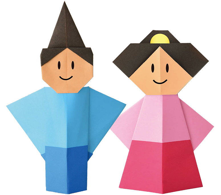 折り紙：ひな人形