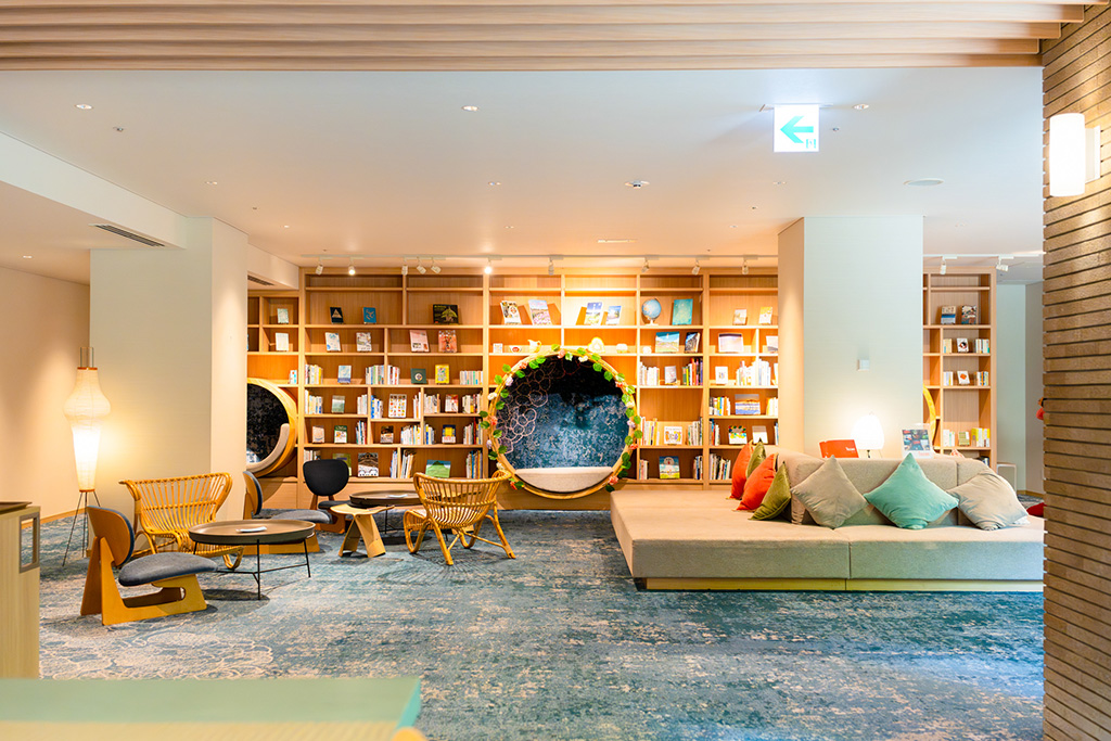 「ライブラリーラウンジ」/箱根　ゆとわ（神奈川県／足柄下郡箱根町）