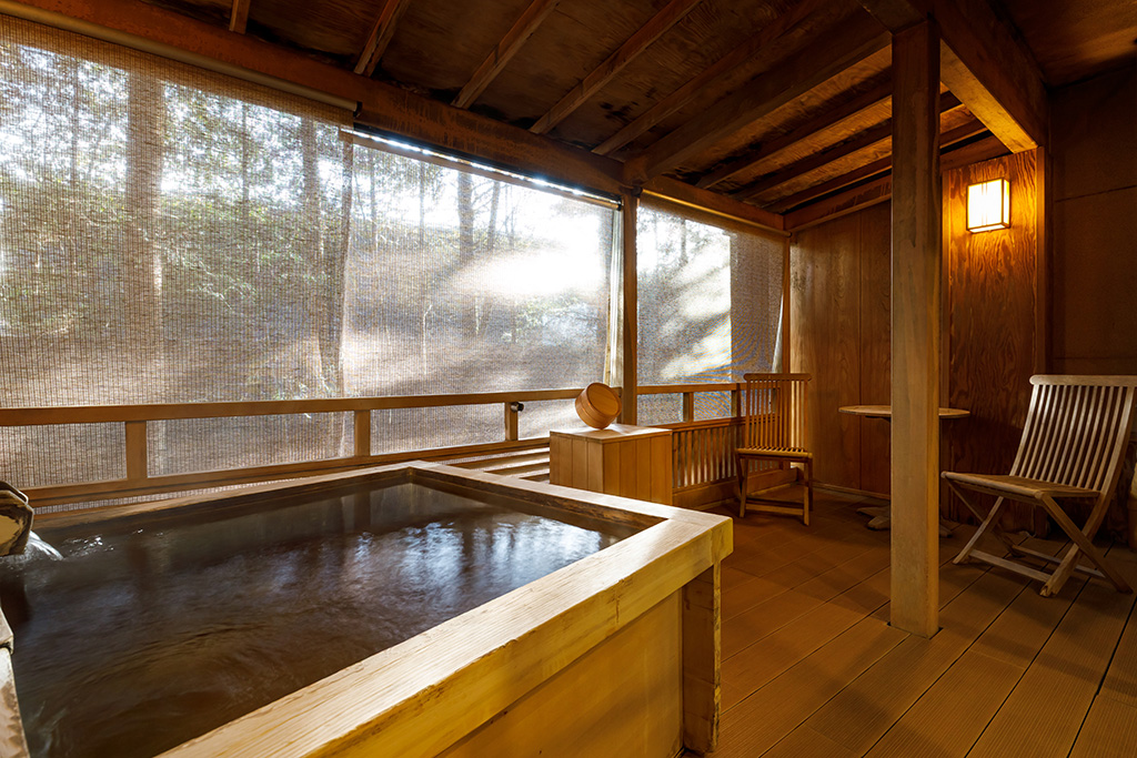 客室専用露天風呂/ホテルサイプレス軽井沢（長野県/軽井沢町）