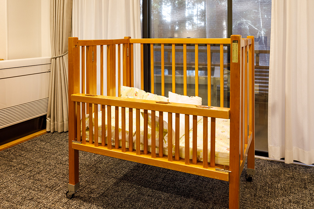 貸出しのベビーベッド/ホテルサイプレス軽井沢（長野県/軽井沢町）
