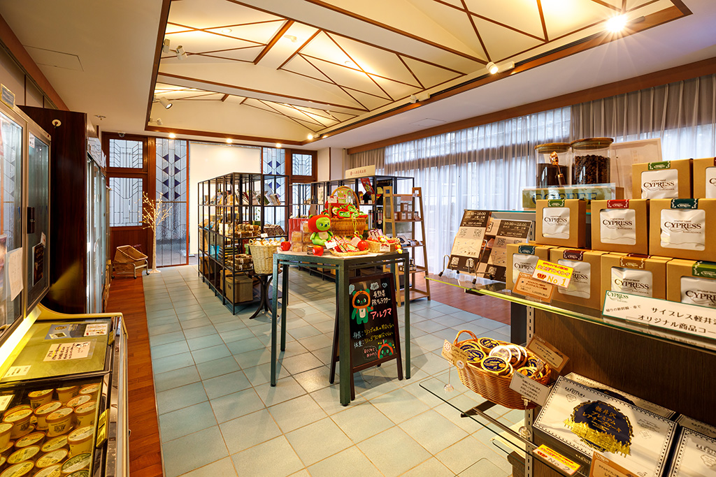 館内ショップ「Ange（アンジュ）」/ホテルサイプレス軽井沢（長野県/軽井沢町）