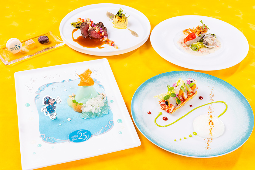 「東京ディズニーシー25周年“スパークリング・ジュビリー”グルメディナーコース」/オチェーアノ（東京ディズニーシー・ホテルミラコスタ）