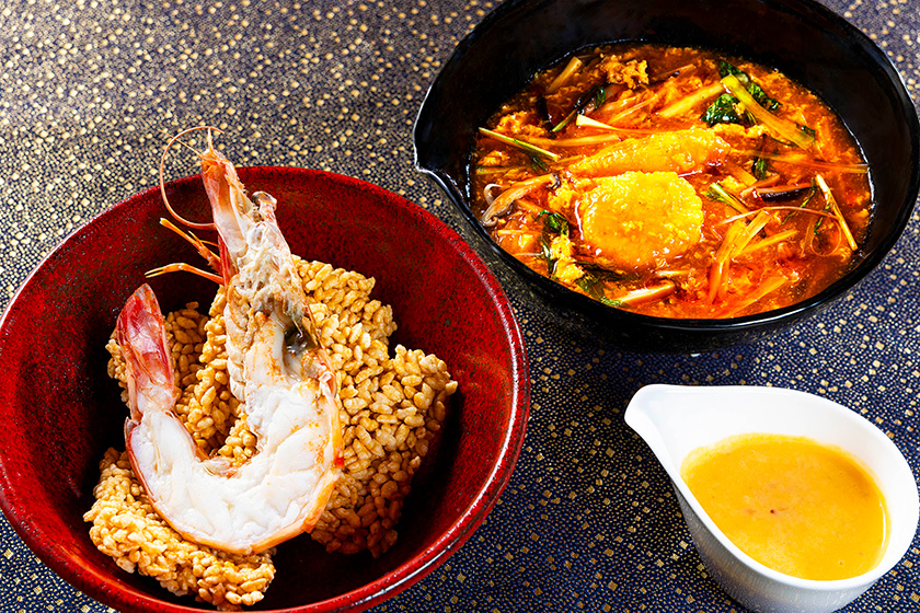 「海鮮サンラーあんかけおこげ」/シルクロードガーデン（東京ディズニーシー・ホテルミラコスタ）