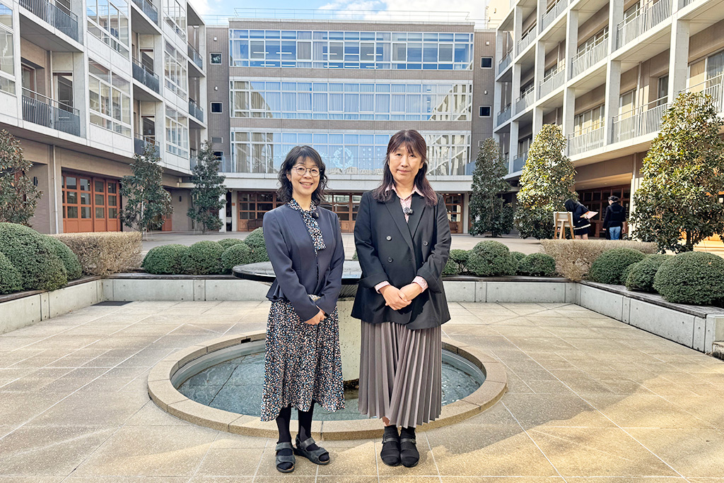 鴨田先生と花岡先生/恵泉女学園中学校（東京都/世田谷区）