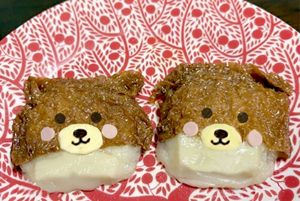 子犬のいなりもち