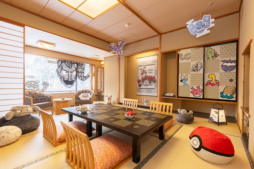 「岩手県×イシツブテ」コラボ　イシツブテルーム宿泊/結びの宿 愛隣館（岩手県/花巻市）