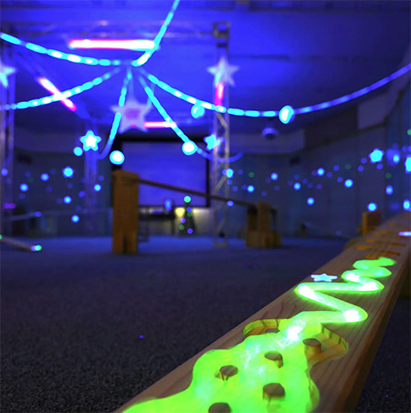 光るビー玉転がし/ビーコロ×ゲーム展（佐賀県/武雄市）