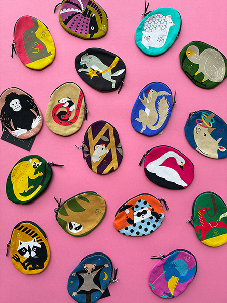 ZUZU ZOO Egg Pouch　2970円/銀座ロフト「旅する動物園2026」（東京都/中央区）