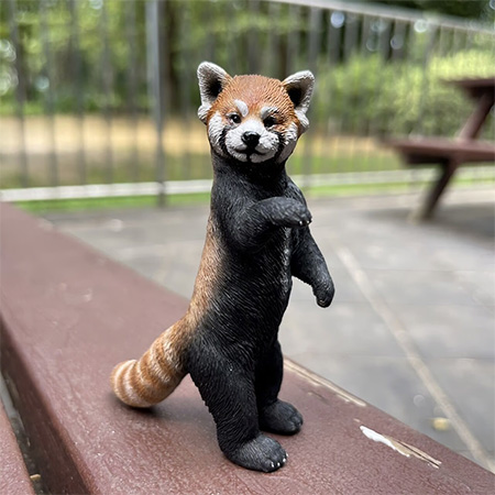 レッサーパンダフィギュア（9cm）風太モデル　/銀座ロフト「旅する動物園2026」（東京都/中央区）