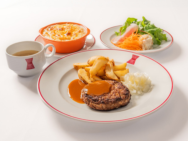 神戸ビーフ®100％ハンバーグと海老ドリアのテラスプレート/神戸ポートタワー（兵庫県/神戸市）