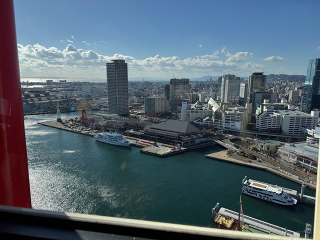 西側の眺望/神戸ポートタワー（兵庫県/神戸市）