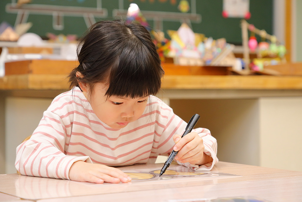 サンキャッチャーの様子/ナチュの森（北海道）