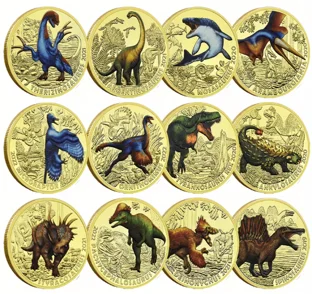 「恐竜メダル」各種/ソレイユ恐竜島（神奈川県/横須賀市）