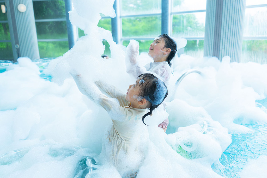 「泡バズーカー」/オーパークおごせ　ゴールデンウィークイベント（埼玉県/越生町）