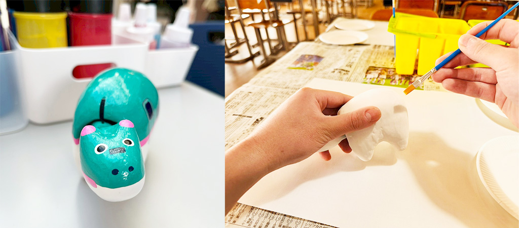 新幹線赤べこ絵付け体験（福島県/福島市）