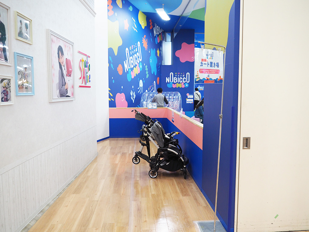 ベビーカー置き場/のびっこジャンボ 津田沼店（千葉県/習志野市）