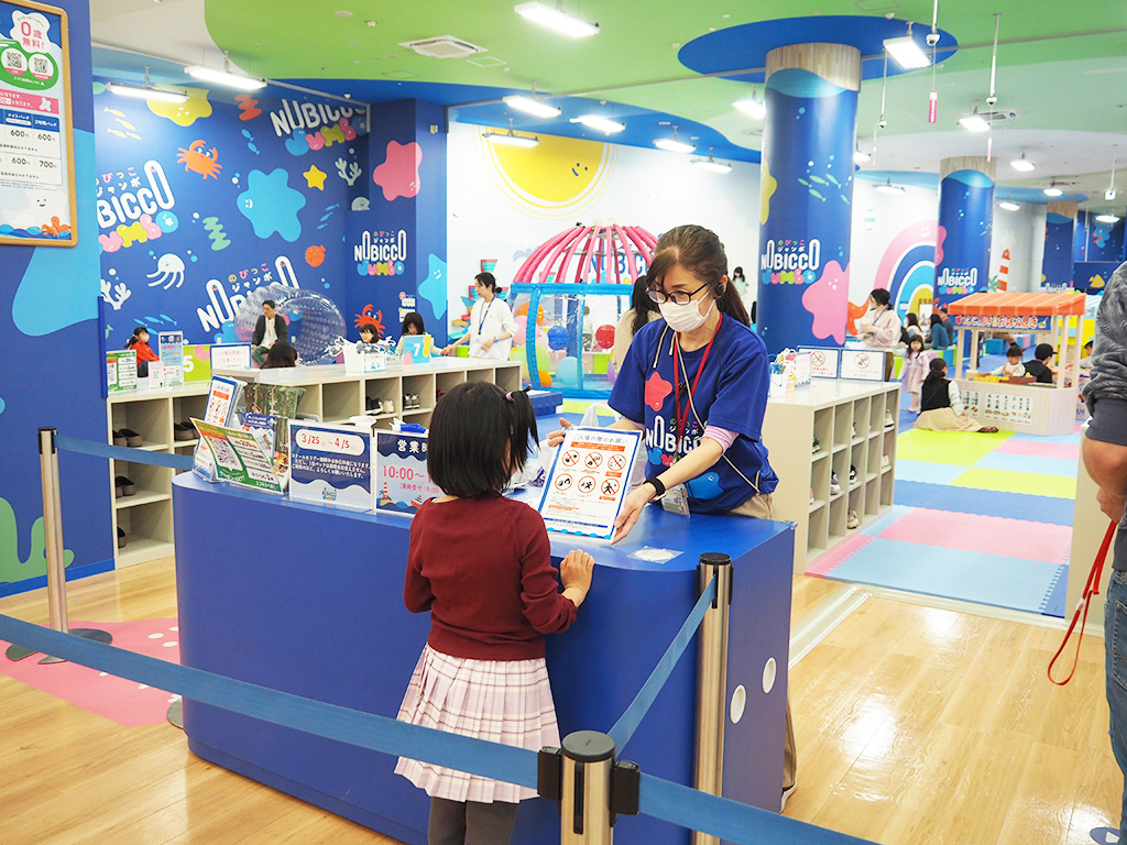 受付の様子/のびっこジャンボ 津田沼店（千葉県/習志野市）