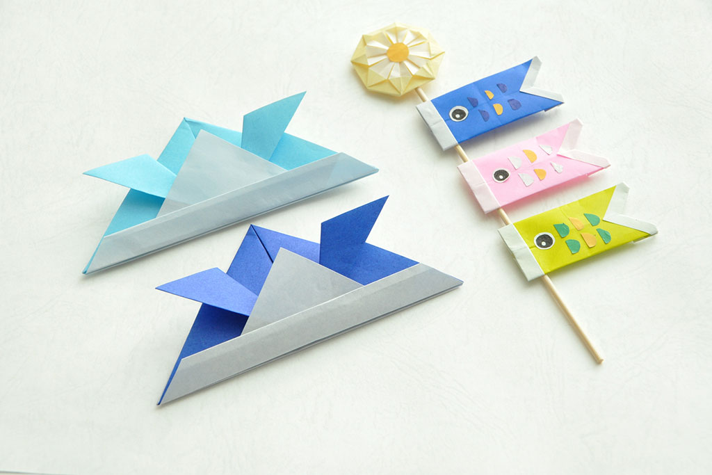 端午の節句折り紙イメージ