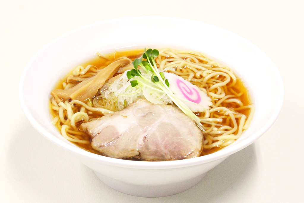 フードコートの上河内醤油ラーメン/上河内SA【上り】（栃木県/宇都宮市）