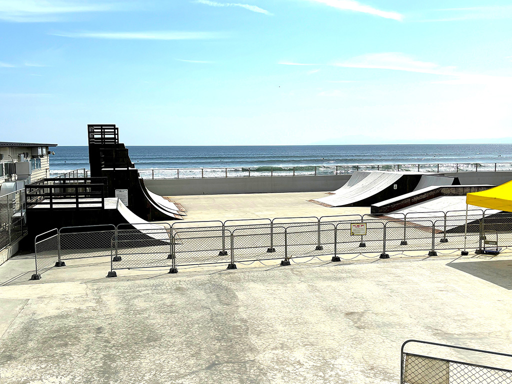 HUG-RIDE PARK（ハグライドパーク）のスケートパーク/THE BBQ BEACH in KUGENUMA（神奈川県/藤沢市）
