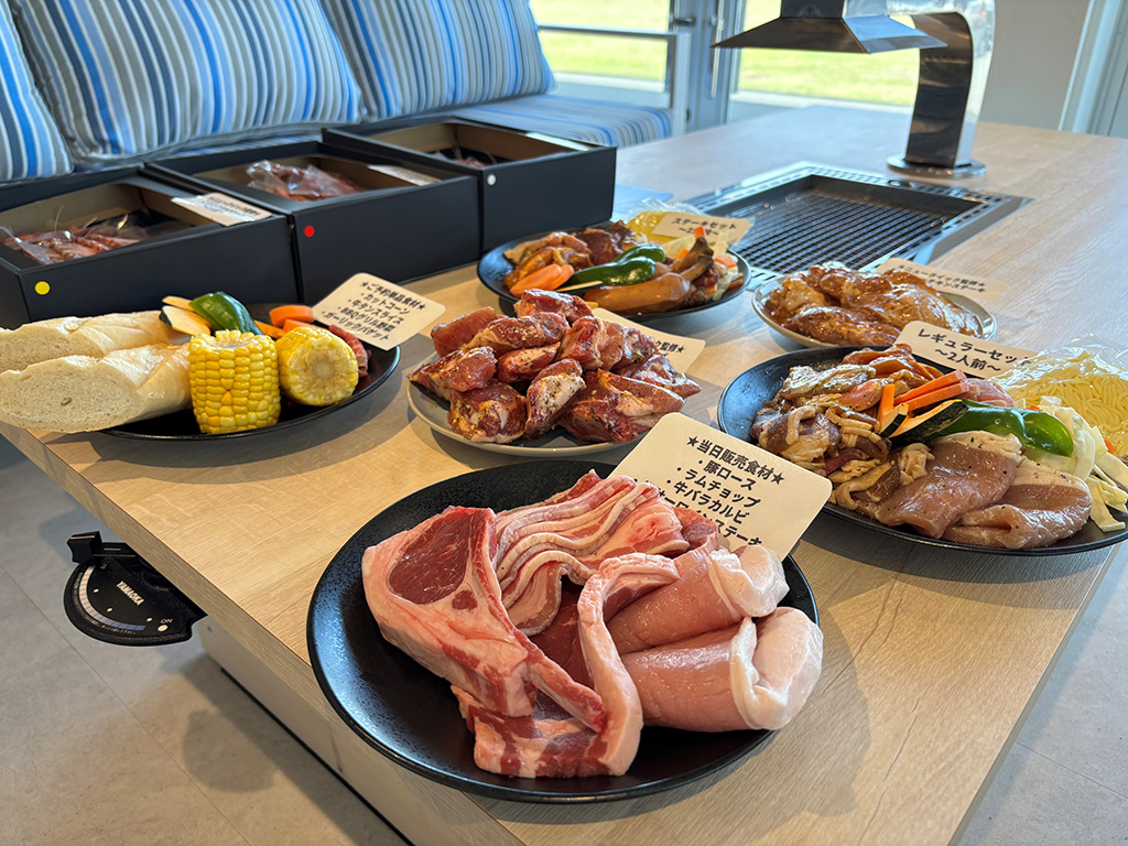 牛バラ・豚ロース・サーロイン/THE BBQ BEACH in KUGENUMA（神奈川県/藤沢市）