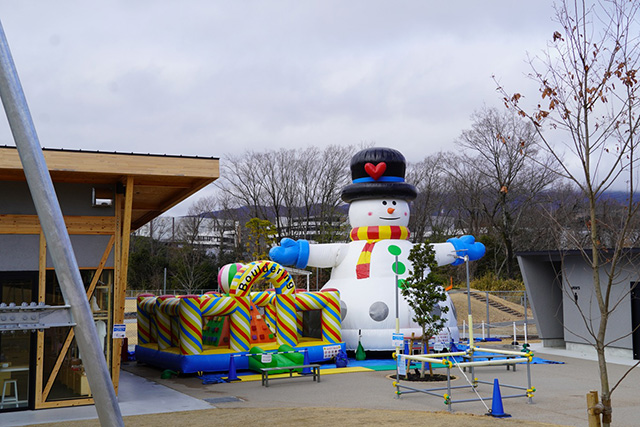 幼児向けのふわふわ遊具/ダムパークいばきた（大阪府/茨木市）