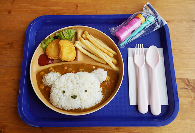 「420カフェ」のキッズカレー/ダムパークいばきた（大阪府/茨木市）