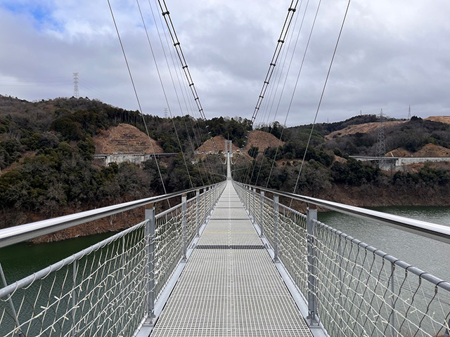 日本一長い吊り橋/ダムパークいばきた（大阪府/茨木市）