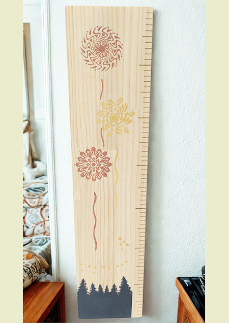 デザイン身長計/親子で楽しめるアート体験