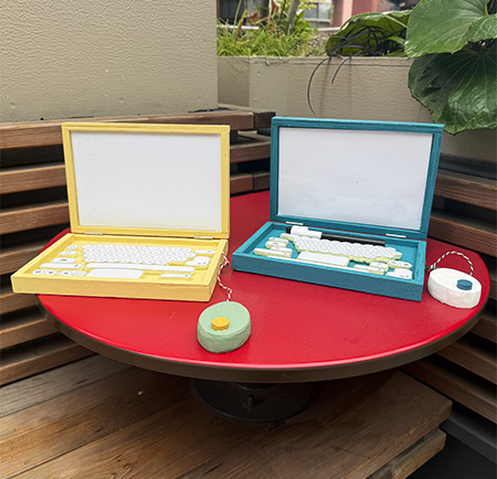 Wooden Toy はじめてのパソコン/親子で楽しめるアート体験