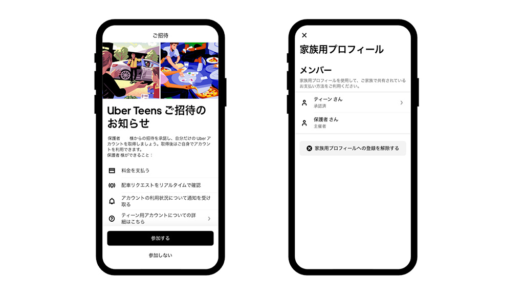 Uber Teens（ウーバーティーンズ）