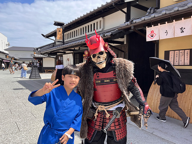 妖怪と記念撮影/太秦映画村(京都府/京都市)